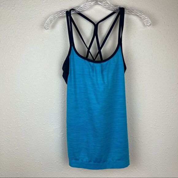 Athleta Shadow Stripe Energize Tank Size Small - Picture 1 of 6
